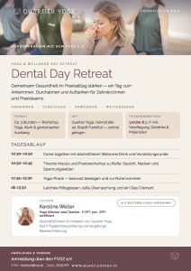 Veranstaltungsflyer FVDZ Dental Day Retreat